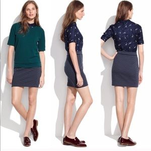 **SOLD** Madewell Ridgestripe Bodycon Pencil Skirt